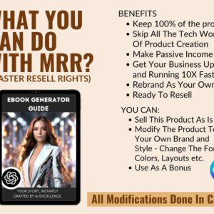 ChatGPT eBook Creator Guide – Master Resell Rights