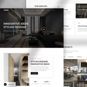 Inner – Interior Design & Architecture Template Kit Download