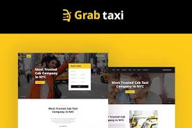 Grab Taxi – Online Cab Service WordPress Theme Download