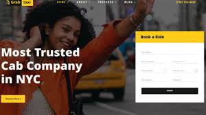 Grab Taxi – Online Cab Service WordPress Theme Download