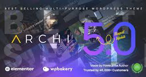 Archi – Interior Design WordPress Theme Download