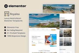 Royalpalace – Luxury Hotel Booking Website Elementor Pro Template Kit