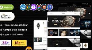 Royal Mega Watch & Jewelry – Multipurpose Shopify Store Download
