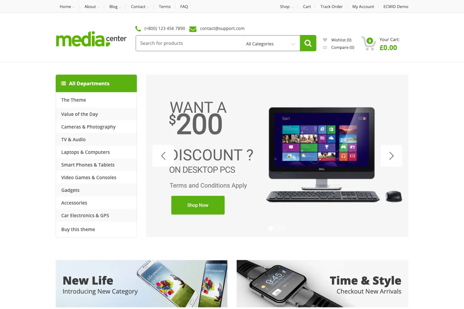 MediaCenter – Electronics Store WooCommerce Theme Download