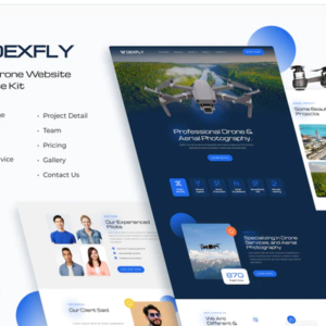 Dexfly – Drone & Aerial Photography Elementor Template Kit Download