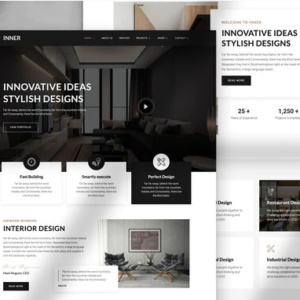 Inner – Interior Design & Architecture Template Kit Download